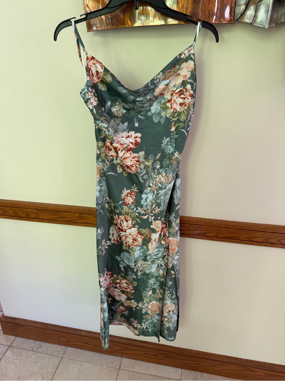 NWT Hello Molly Mariposa Midi Sage Dress - Picture 3 of 10
